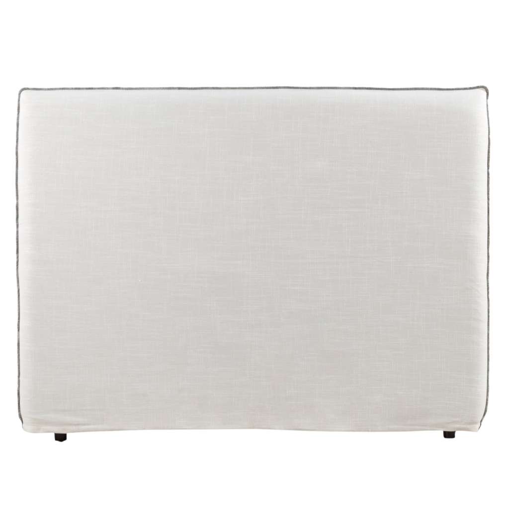 White & Grey Noosa Queen Bedhead with Slipcover $449.00