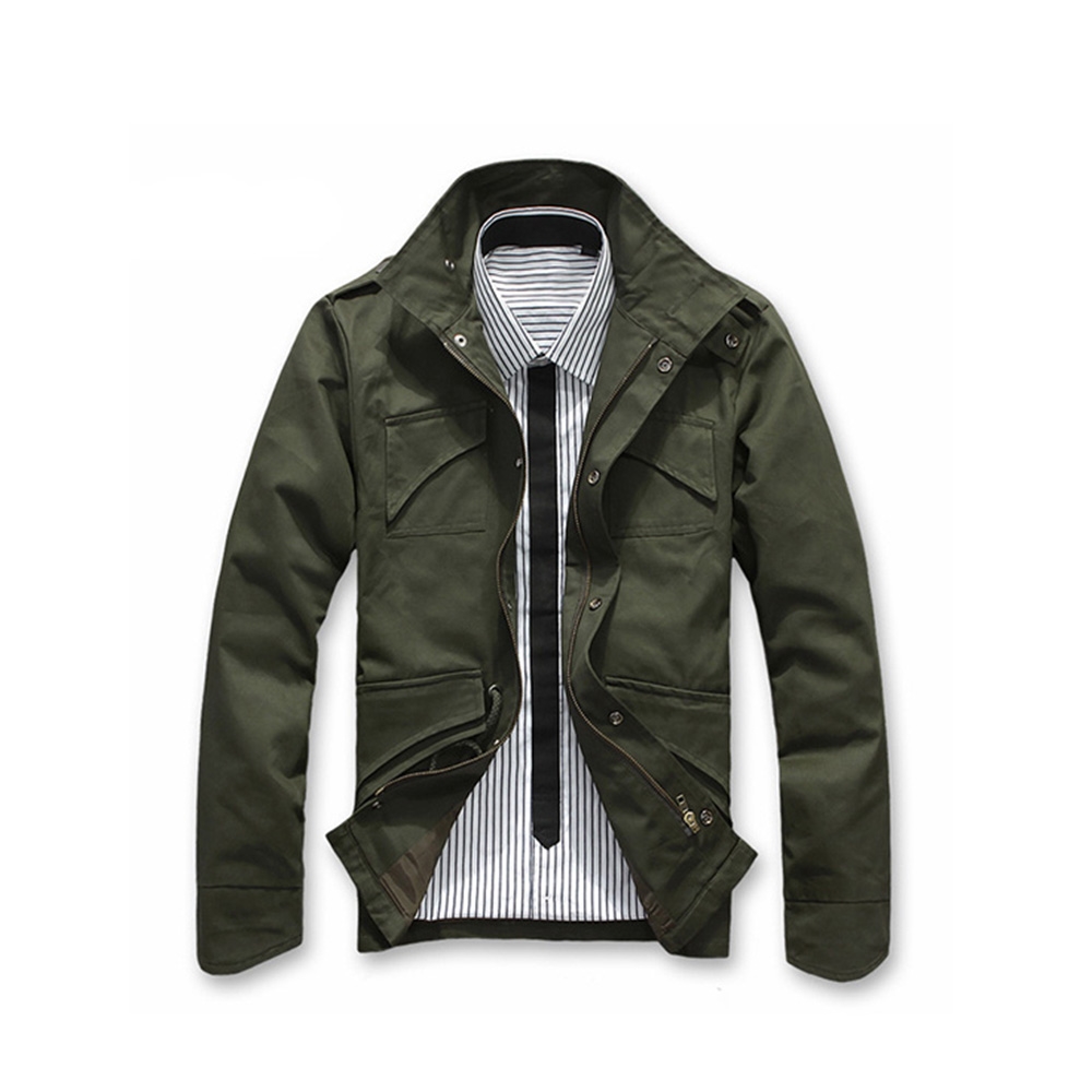 Army Green High Quality Military Type Jackets For Men $39.00