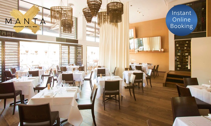 4-Course Tasting Menu with Chandon for 2 ($120) or 6 People ($360) at Award-Winning Manta Restaurant