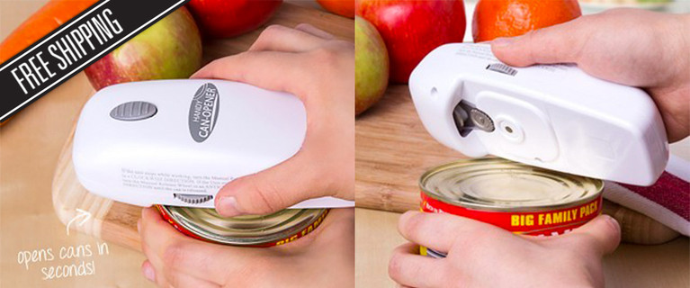 Forget the Old Manual Can Opener and Make Cooking a Little Easier with an Automatic Hands-Free Can Opener! Only $17 with Free Shipping