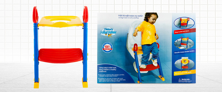 Make Toilet-Time a Little Easier for Your Little One with The Kids’ Toilet Ladder! Only $19