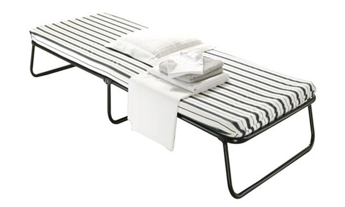 $75 for a Single Portable Foldable Bed with Metal Frame