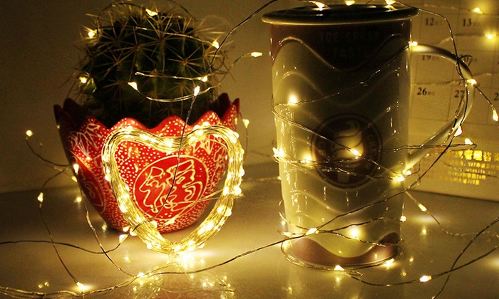 Two LED Battery-Operated String Fairy Lights: 3M ($9.95), 5M ($12) or 10M ($16)