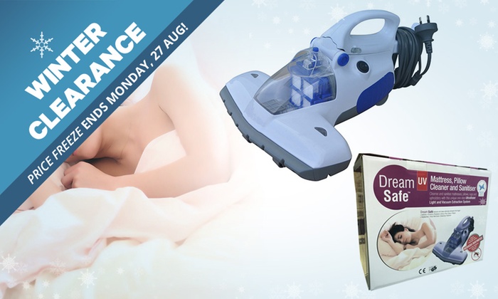 WINTER CLEARANCE: $59.95 for a Dream Safe UV Mattress Pillow Cleaner and Sanitiser