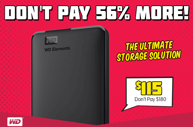 3TB WD Hard Drive $115 + Delivery (Don’t Pay $180)