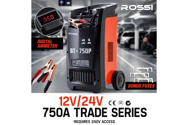 Rossi 750A Car Battery Charger – BT-750P $169 + FREE SHIPPING (RRP $459)