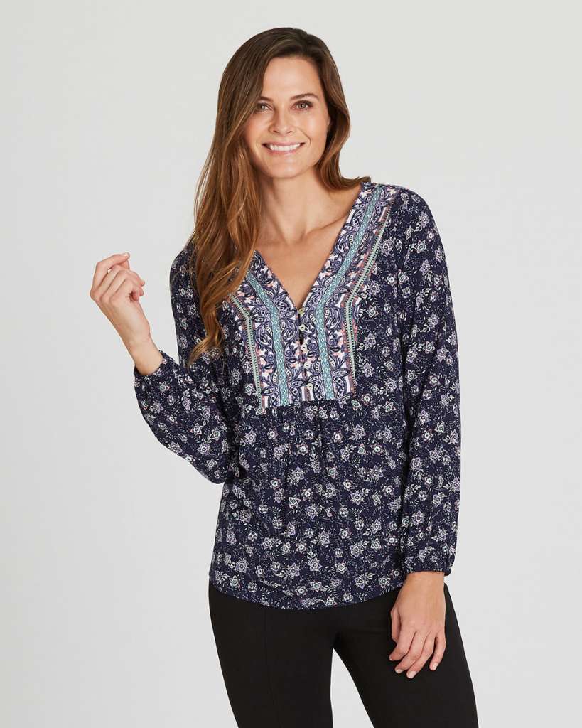 Up to 40% off Clothing and Footwear | Boho Blouse $21.00 (Was $35.00)