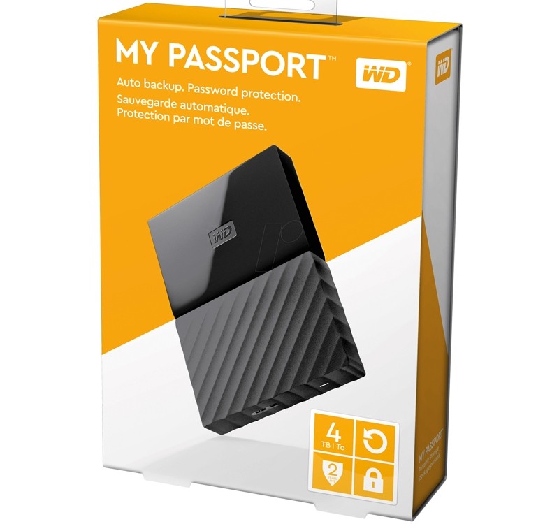 Western Digital 4TB WD My Passport Portable USB3.0 Hard Drive  $189.00