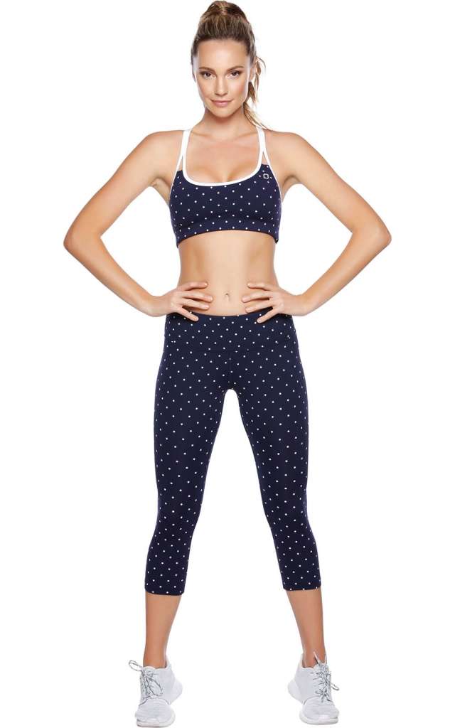 Lorna Jane Ink white Midnight Sports Bra  $39.00