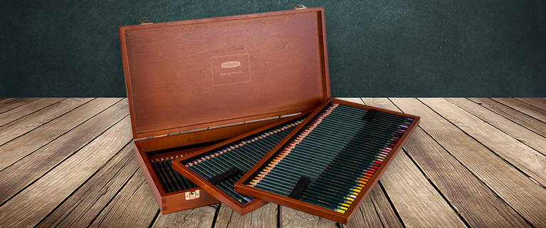 Express Your Creative Self with This Derwent Artist Pencils 120-Piece Wooden Box Set! Only $249