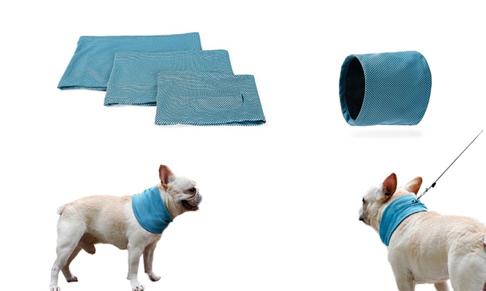 One ($9.95) or Two ($15) Dog Cooling Scarf Towels