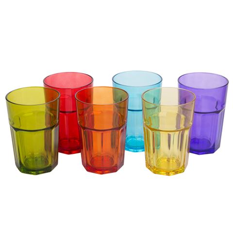 Symphony Prism Vibe Long Drink Set 6pce 360ml $12.00 (RRP:$30.00)