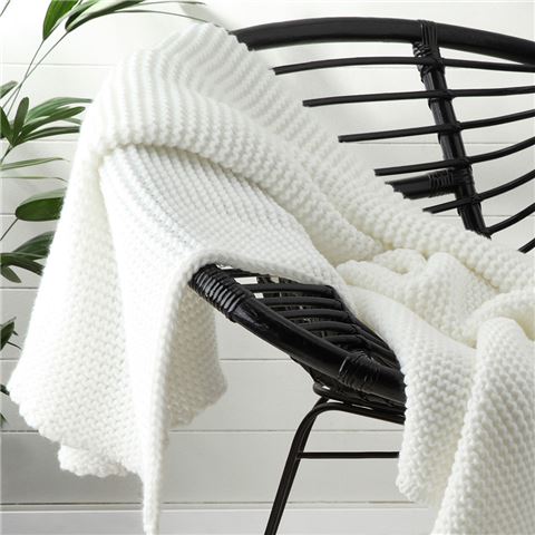 50% off RRP – Private Collection Sabina White Throw Rug. Peter’s Price $75