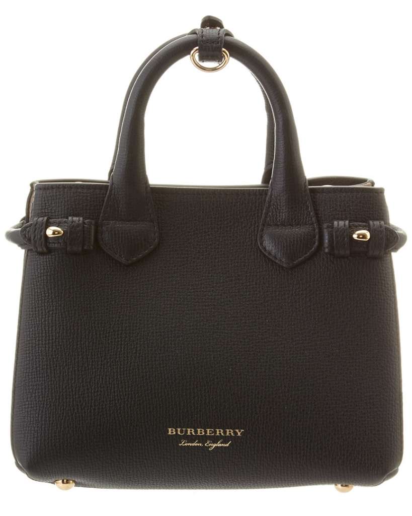 Burberry Baby Banner House Check & Leather Tote  $1180.80
