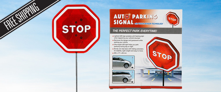 Prevent Parking Mishaps in Your Driveway or Garage with The Auto Parking Signal! Only $17 with Free Shipping!