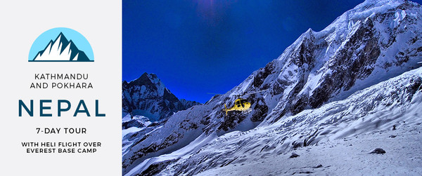 Nepal Adventure: A 7-Day Tour with Helicopter Ride over Everest Base Camp 7 Days from AUD$1,599/person