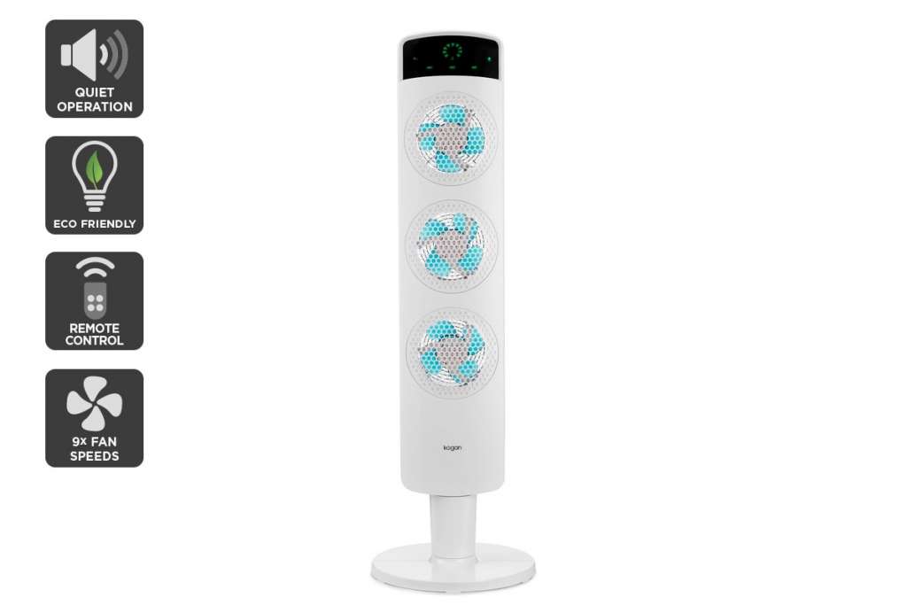 Kogan ClearCool Tri-Fan Tower $149