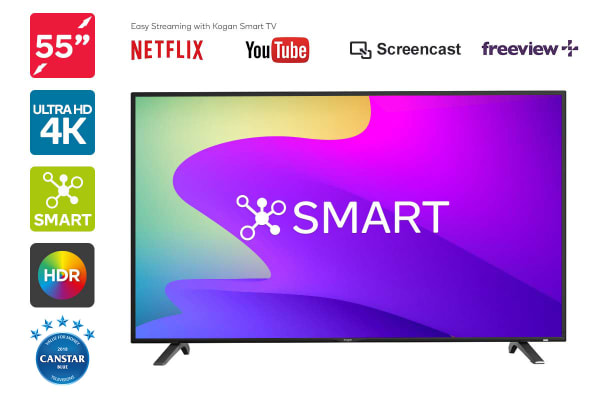 PROMO PRICE | Kogan 55″ Smart HDR 4K LED TV (Series 8 MU8010)  $559 + Delivery (Beat the price rise to $629)