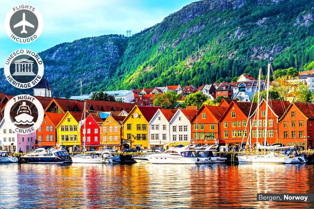 EUROPE: 23 Day Scandinavia Tour and Baltic Cruise Including Flights for Two $11,998