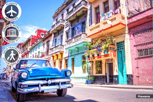 CUBA: 10 Day Vivacious Cuba Tour Including Flights for Two $7,198