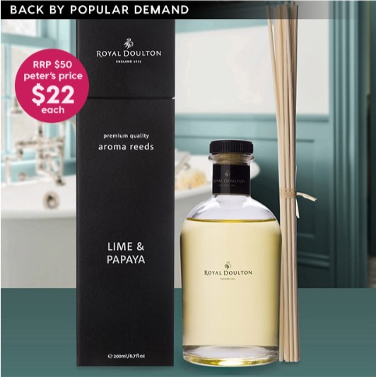 $22 Aroma Reed Diffusers from Royal Doulton. Over 55% off RRP