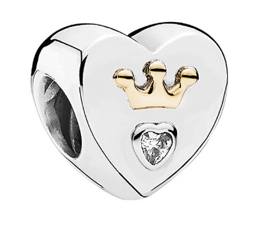 Extra 10% off at checkout | PANDORA 14K & Silver CZ Majestic Heart Charm $67.80 (Price elsewhere $126.00)