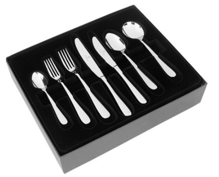 STANLEY ROGERS Albany 42pce Stainless Steel Cutlery Set NOW: $69.95 (WAS: $219.00)