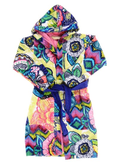 Desigual Kids Woven Bathrobe In Blue $39.00 (RRP $118.00)