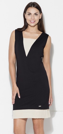 Katrus Contrast Panel Dress Black $42.00 (Price elsewhere $117.00)