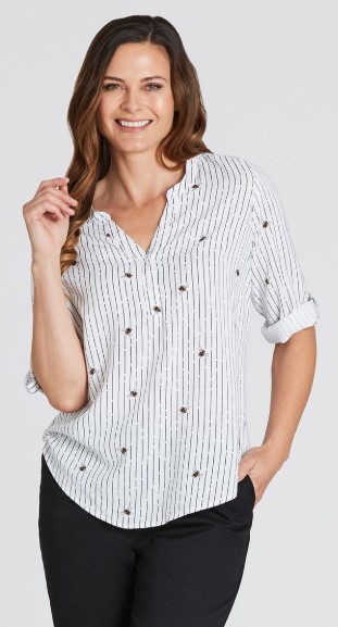 30% OFF | 3/4 Sleeve Shirt $21.00 (Was$30.00)