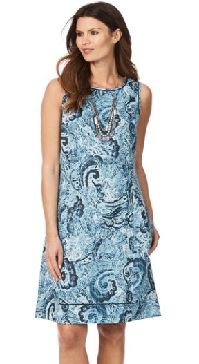 W.lane Paisley Linen Dress $119.99