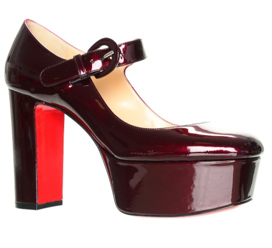 Christian Louboutin Leather MJ Goes High 110 Pump Red $849.00 (Price elsewhere $1092.00)