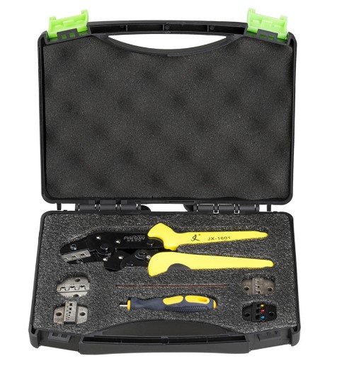 Paron® JX-D5 Multifunctional Ratchet Crimping Tool Wire Strippers Terminals Pliers Kit $27.90