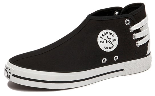 Extra 10% off at checkout | Canvas Clearance Black Womens Canvas Shoe $17.00