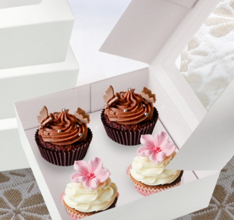 5 x 4 Holes Cupcake Boxes $5.00 (RRP $14.99)