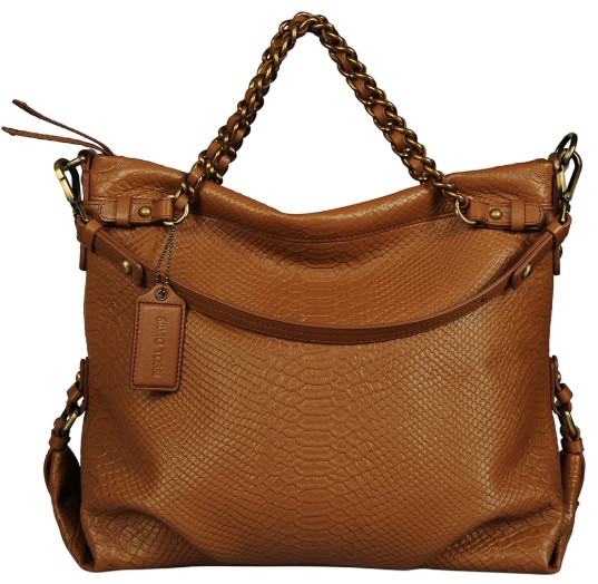 Extra 10% off at checkout | Silvio Tossi Leather 12203-01 Shoulder Bag Cognac $225.00 (RRP $2890.00)