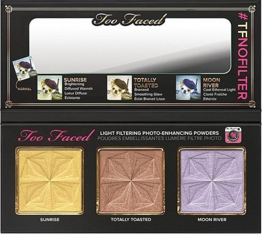 Too Faced #TFNoFilter Selfie Powders – Sunrise, Totally Toasted, Moon River $32.00