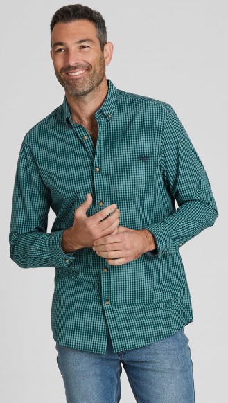 40% OFF | Gingham Check Shirt $24.00 (Was $40.00)