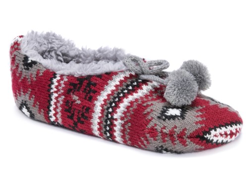 Muk Luks Women’s Ballerina Slippers – Candy Apple $9.00 (Price elsewhere $22.00)