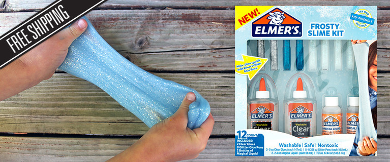 Bring Some Ooey-Gooey Fun to Craft Time with Your Little One with Elmer’s Frosty Slime Kit! Only $22 with Free Shipping