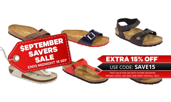 From $59 for One Pair of Birkenstock Unisex Sandals in Choice of Model