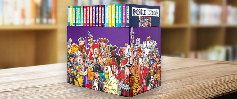 Have Fun While Learning About Our Blood-Thirsty Past with This Horrible Histories 20 Book Collection! Only $49.99