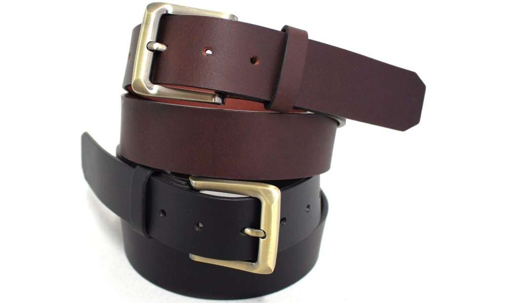One ($29.95) or Two ($49.95) Men’s Full-Grain One-Piece Leather Belt (Don’t Pay up to $99.98)