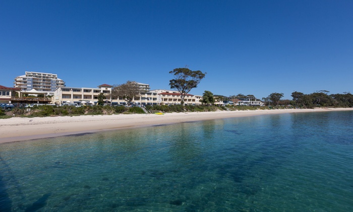 Shoal Bay: 2 or 3 Nights for Up to Six People with Sparkling Wine and Bike Hire at Ramada Resort Shoal Bay FROM $289