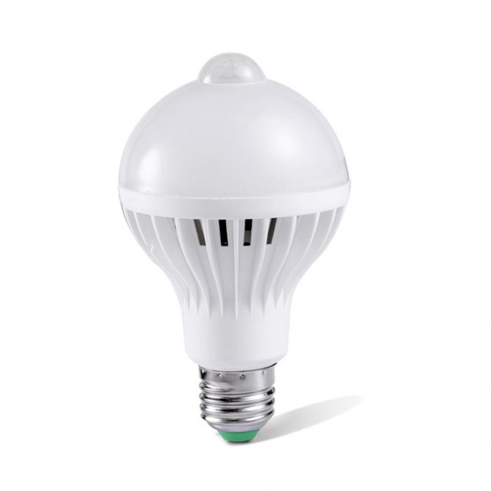 E27 5W Auto PIR Infrared Motion Detector LED Bulb Light 85-265V $8.16
