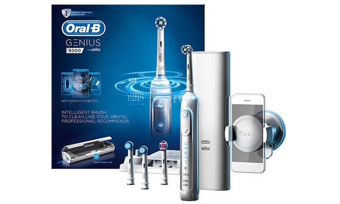 $189 for an Oral-B Genius 9000 Intelligent Bluetooth Smart Toothbrush (Don’t Pay $369)