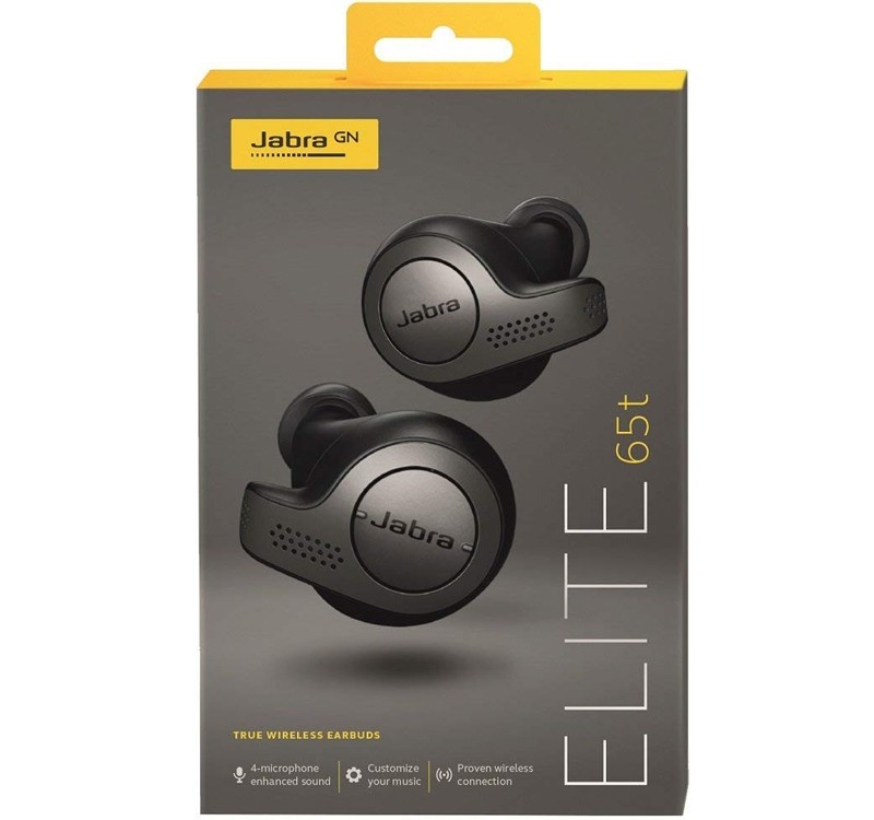 Jabra Elite 65t True Wireless Earbuds & Charging Case Titanium Black $249.00
