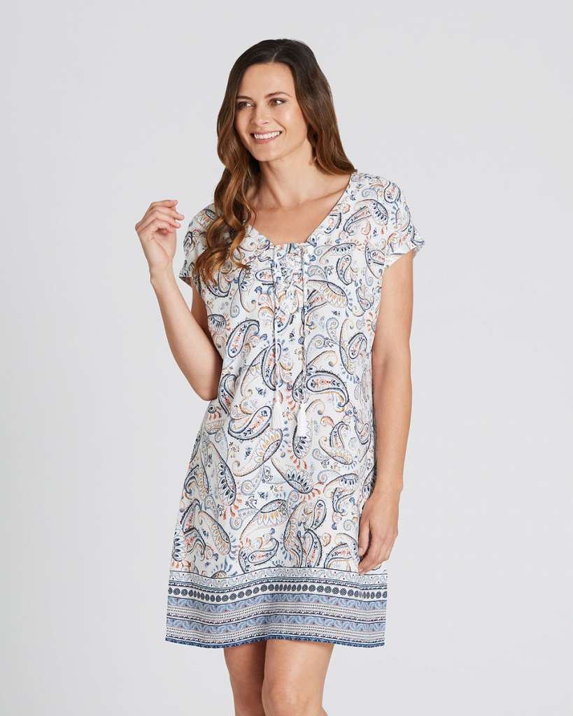 Now $35 Lace Up Boho Dress  (Was $39.00)