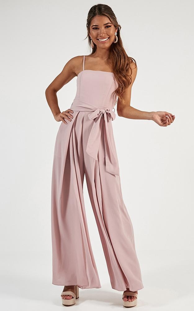 So Kiss Me Jumpsuit In Blush  US$57.95