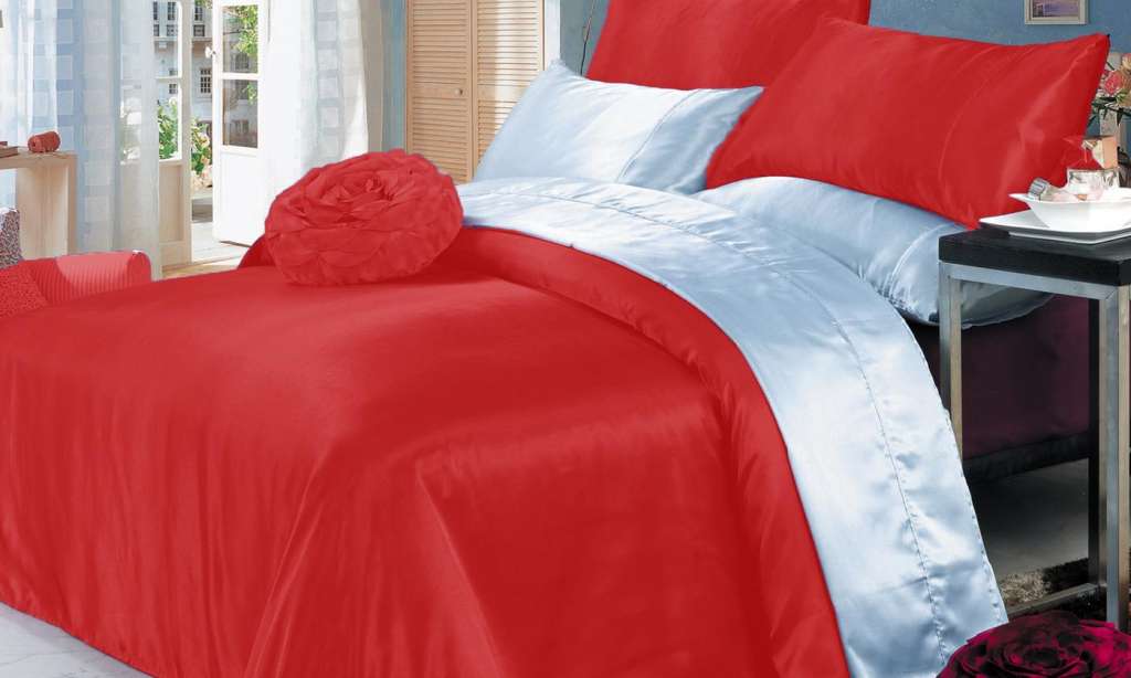 From $35 for a Silky Satin Quilt Cover Set in Choice of Colour